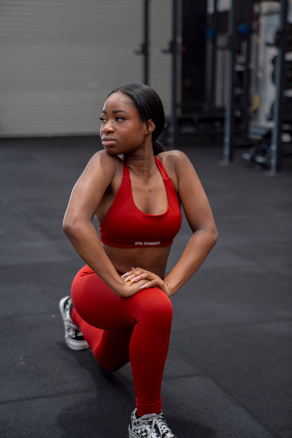 Fire Red High Waist Leggings