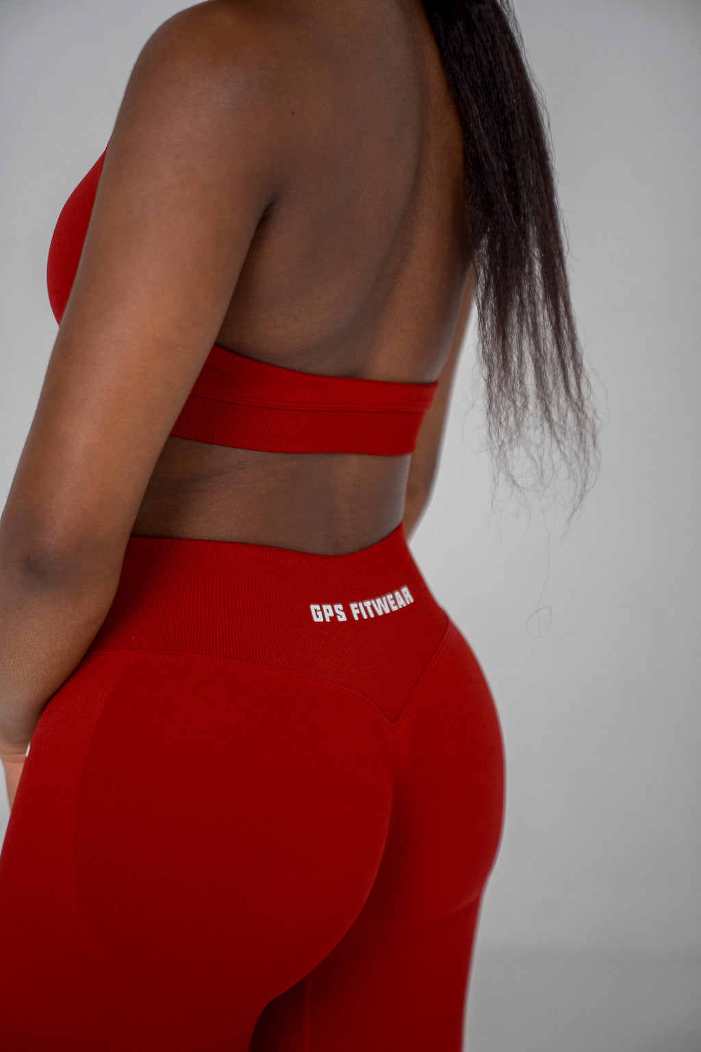 Fire Red High Waist Leggings