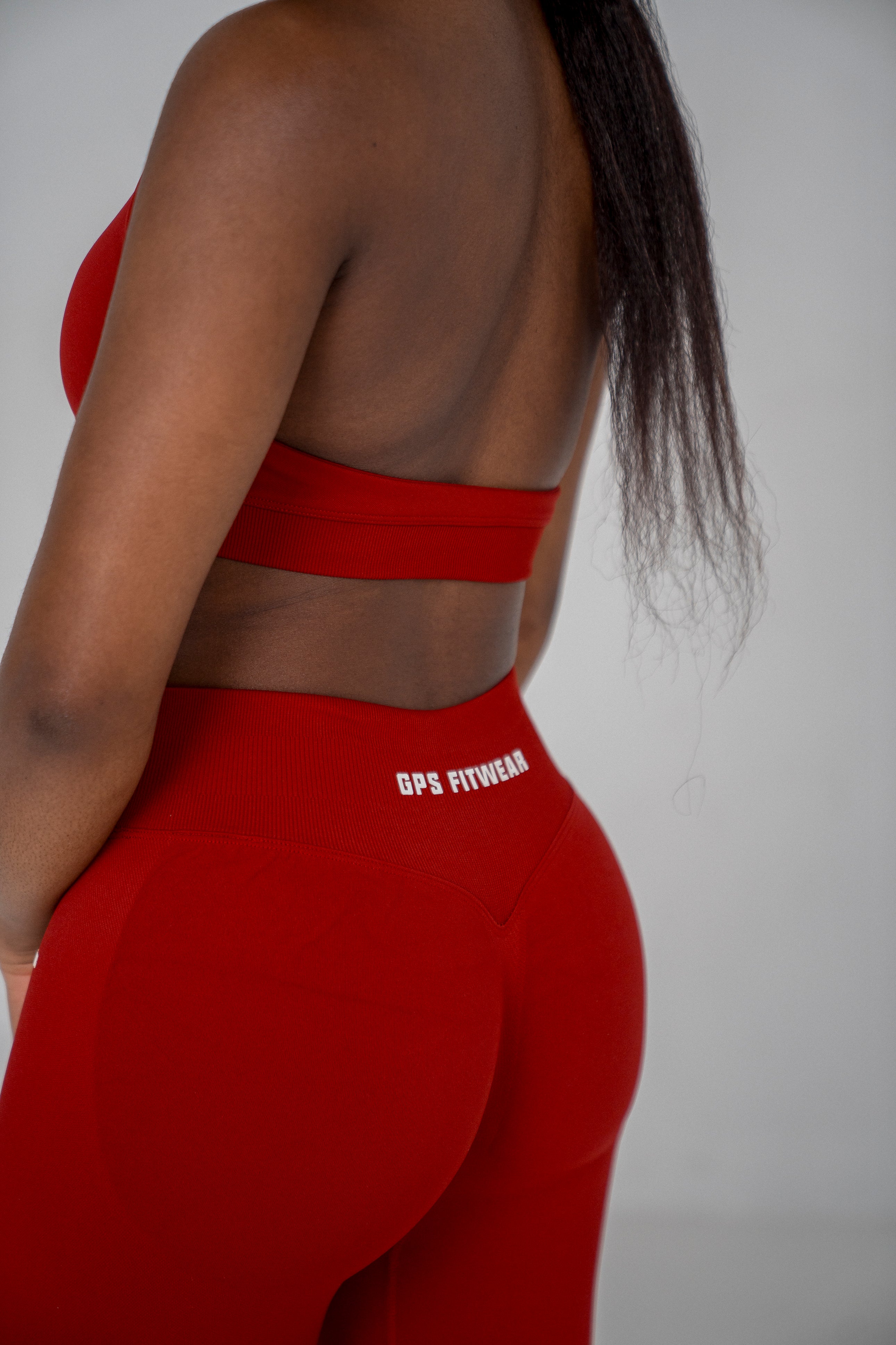 Fire Red High Waist Leggings